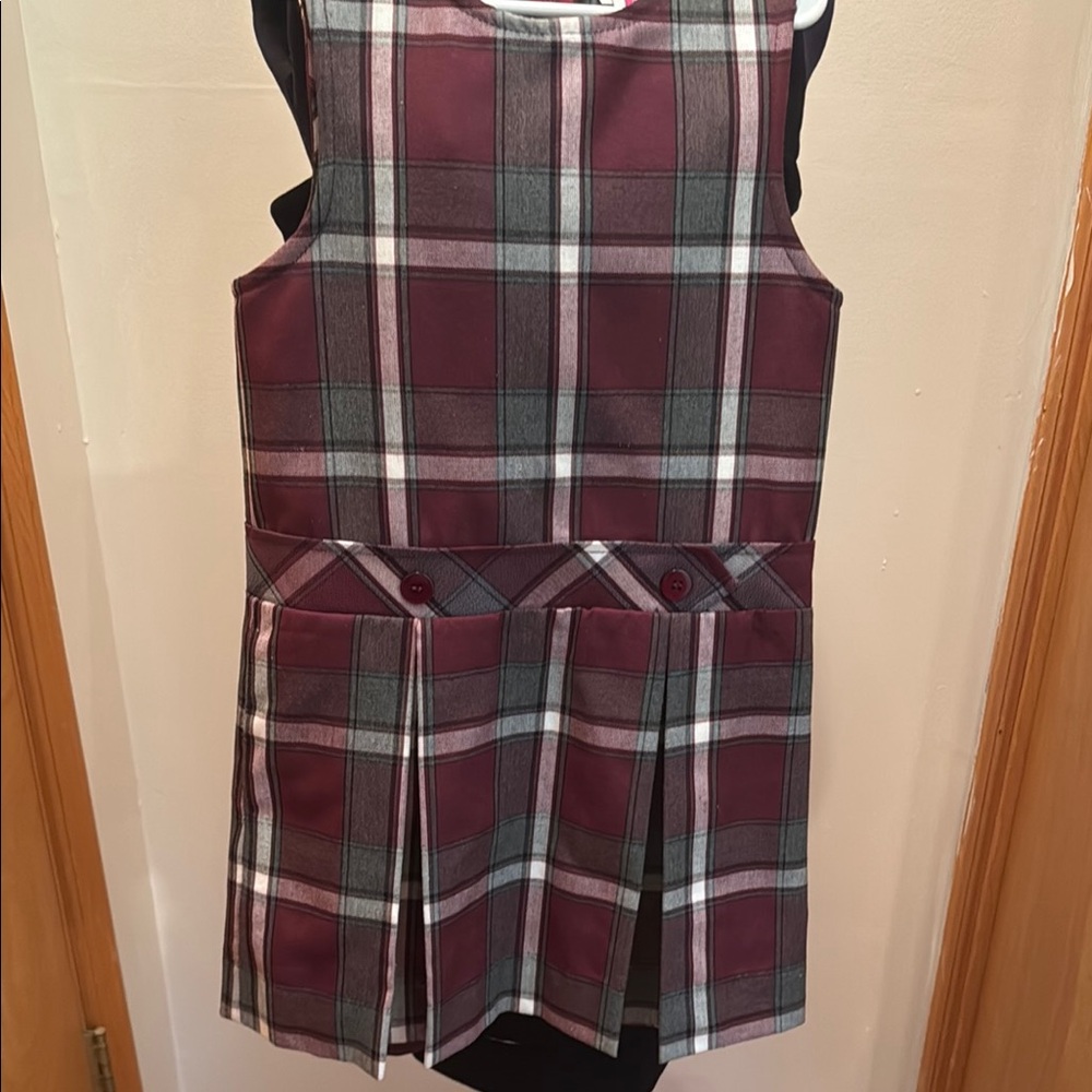 Plaid Sleeveless Dress